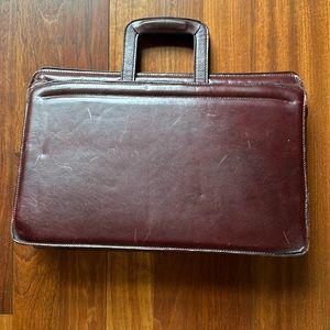 Leather laptop bag/briefcase